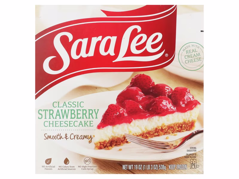 Cheescake Sara Lee clásico sabor fresa - 538 g