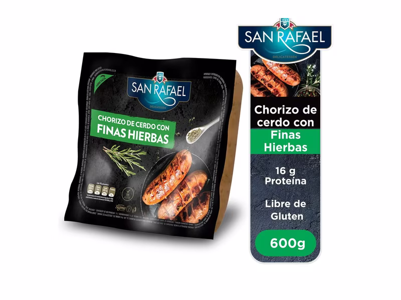 Chorizo San Rafael cerdo finas hierbas - 600 g