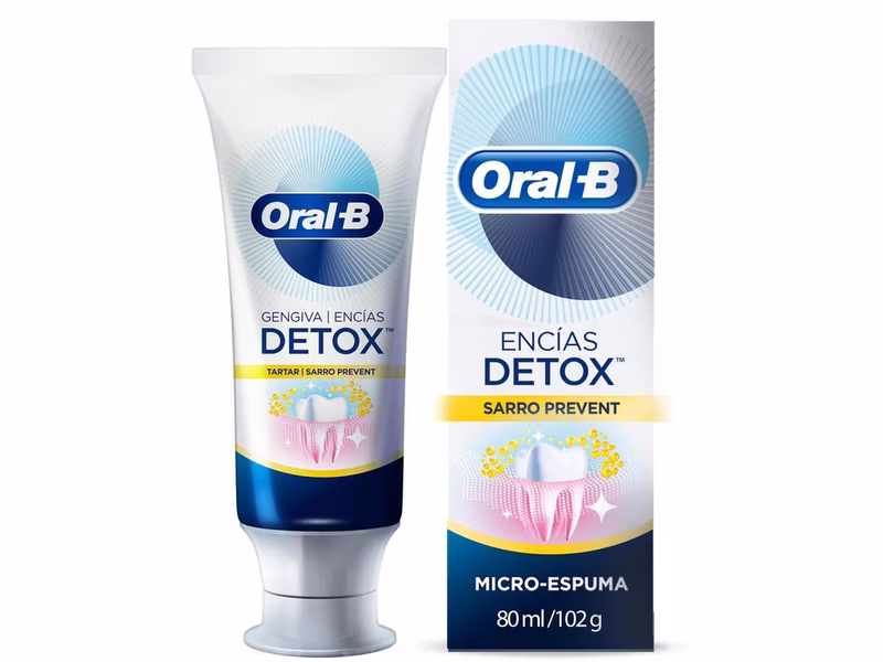 Pasta de Dientes Oral-B Encías Detox Sarro Prevent - 80 ml