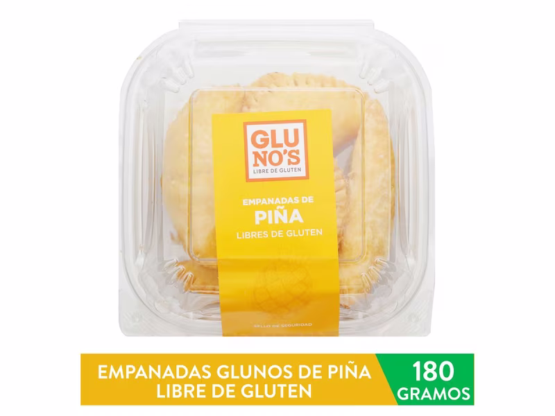 Empanadas de piña Gluno's libres de gluten - 180 g