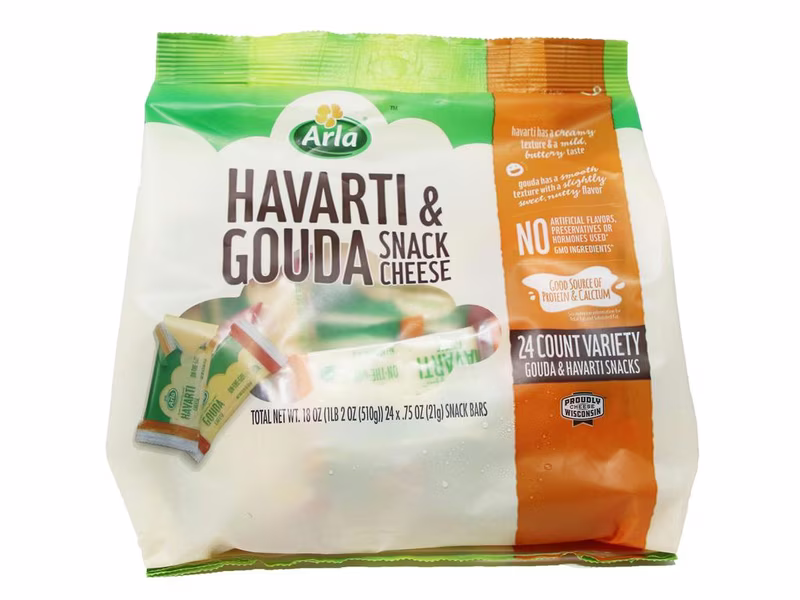 Arla Pasabocas de Queso Havarti y Gouda 24 Unidades / 21 g / 0.75 oz