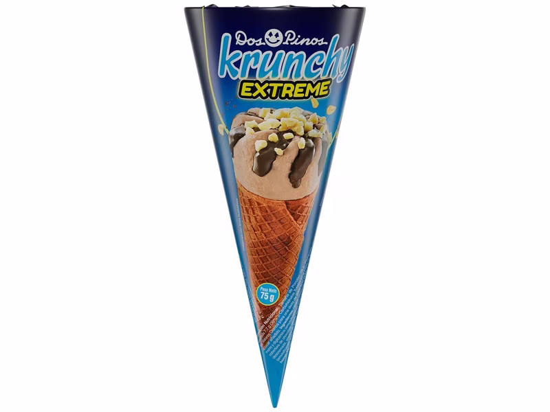 Helado Cono Krunchy Extreme Dos Pinos 75 G