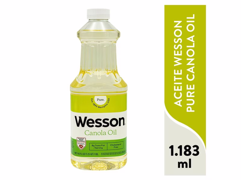 Aceite de canola Wesson puro 100% -  1183 ml