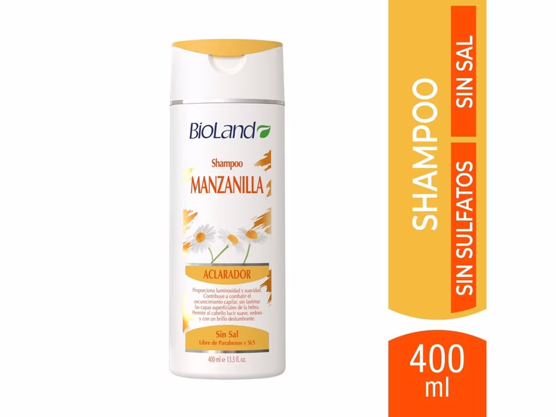 Shampoo Bioland Manzanilla Aclarador - 400 ml
