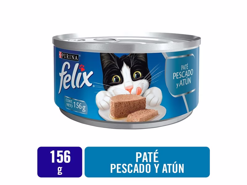 Alimento húmedo para Gatos Felix Pate pescado - 156 g