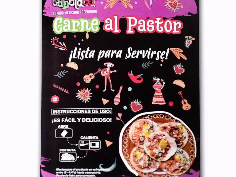 Cabotaco Carne al Pastor 1 kg / 2.2 lb