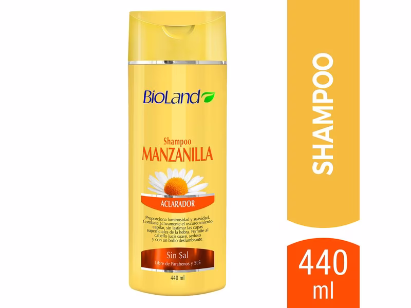 Shampoo Bioland Aclarador Manzanilla -440ml