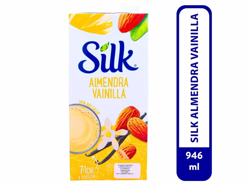 Bebida vegetal Silk almendra vainilla -946 ml