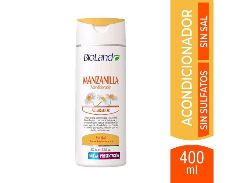 Acondicionador Bioland Manzanilla Aclarador - 400 ml
