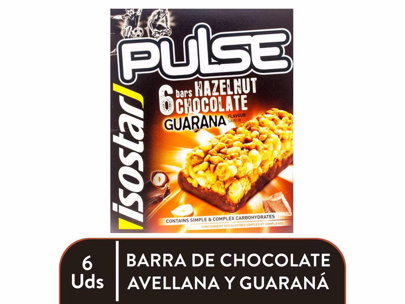 Barra energética Isostar chocolate avellanas - 138 g