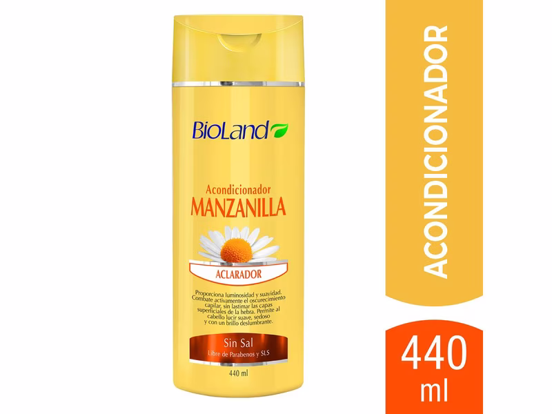 Acondicionador Bioland Aclarador Manzanilla -440ml