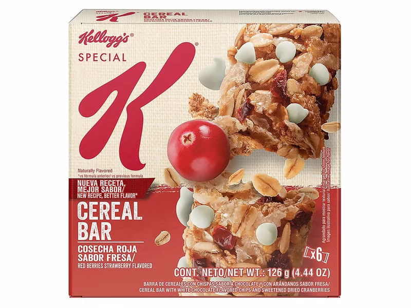 Barras de Cereal Kelloggs Special Cosecha Roja - 126 g